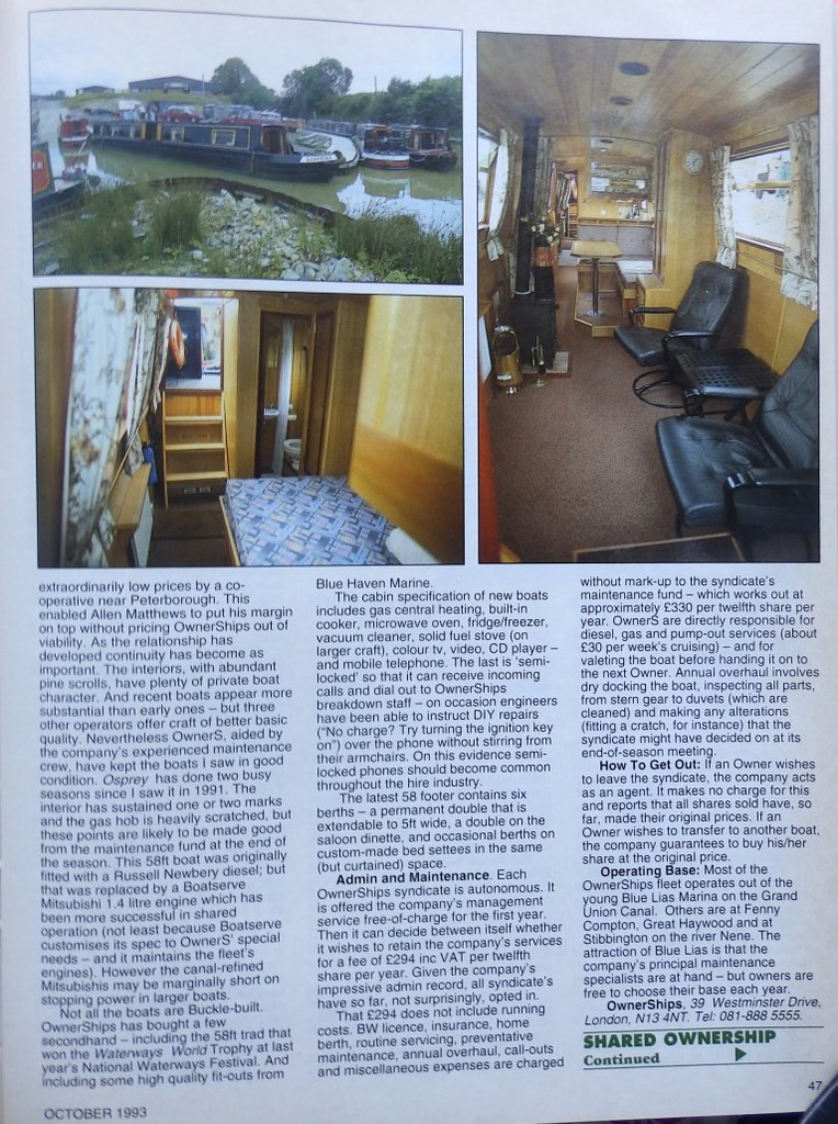 1993 Waterways World Article Part 2