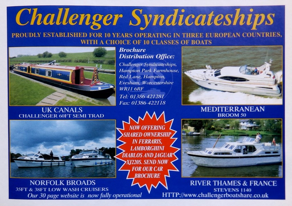 2001 Advert For Challenger