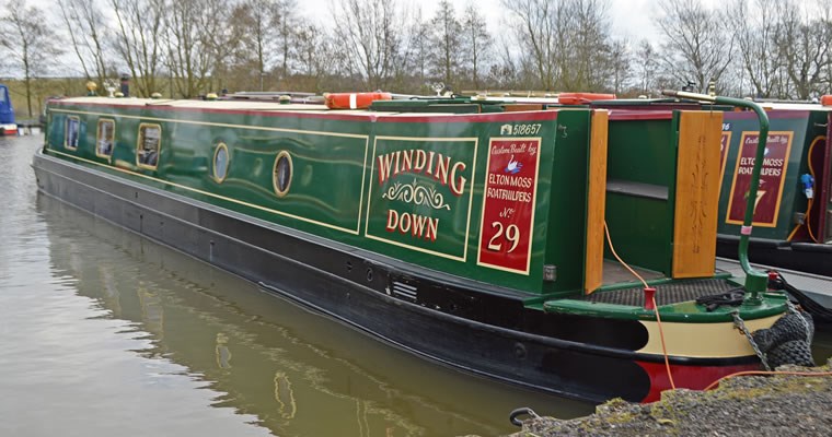 Shared Narrow Boat Winding Down