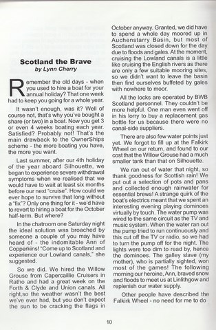 OwnerSnips 5 Spring 1994 Page 2OwnerSnips 26 Autumn 2005 Spring 2006 page 10