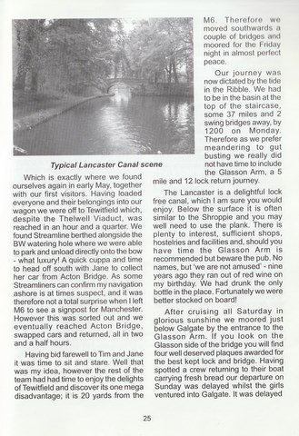 OwnerSnips 5 Spring 1994 Page 2OwnerSnips 26 Autumn 2005 Spring 2006 page 25