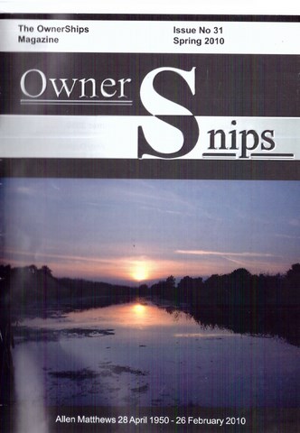 OwnerSnips Issue 31 Spring 2010 Inside Front Cover