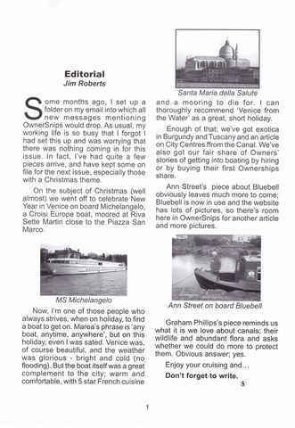 OwnerSnips Issue 28 Spring 2008 Page 1