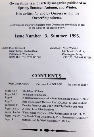 OwnerSnips 3 Summer 1993 Page 2