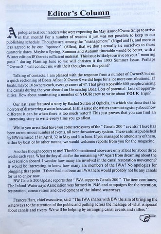OwnerSnips 3 Summer 1993 Page 3
