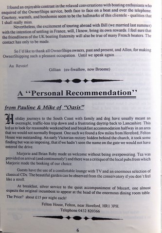 OwnerSnips 3 Summer 1993 Page 6