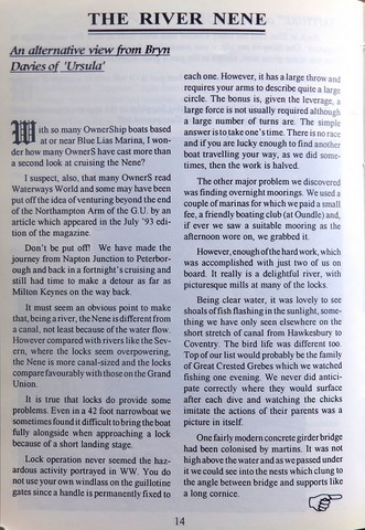 OwnerSnips 4 Autumn 1993 Page 14