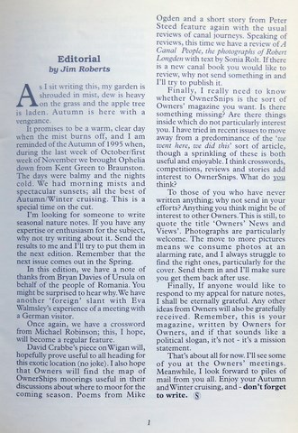 OwnerSnips Issue 11 Autumn 1997 Page 1