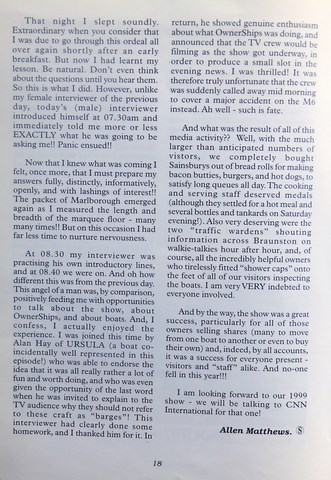 OwnerSnips Issue 12 Spring 1998 Page 18