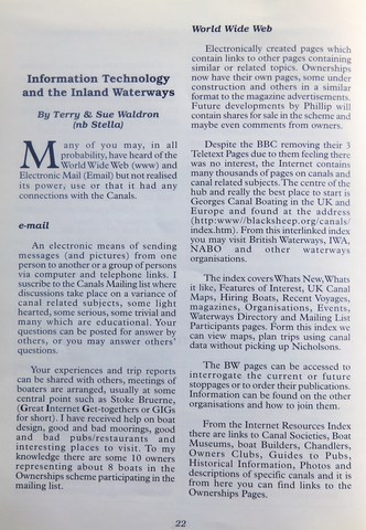 OwnerSnips Issue 12 Spring 1998 Page 22