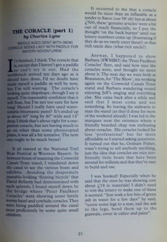 OwnerSnips Issue 13 Autumn 1998 Page 21