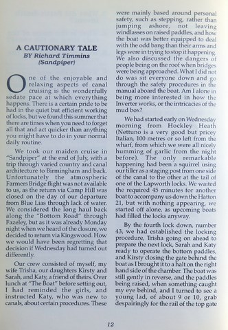 OwnerSnips Issue 14 Spring 1999 Page 12