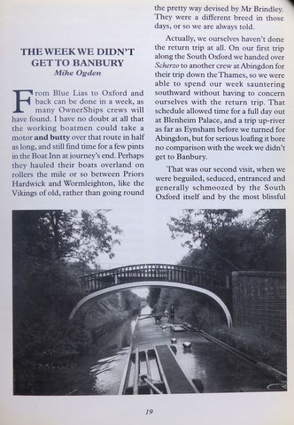 OwnerSnips Issue 15 Autumn 1999 Page 19