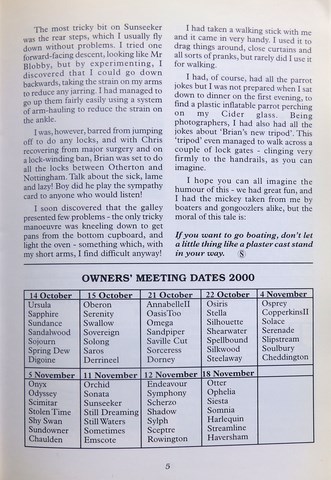 OwnerSnips Issue 16 Spring 2000 Page 5