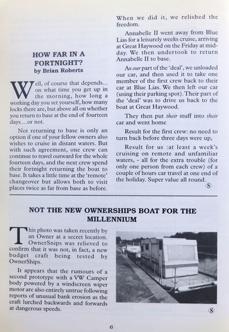 OwnerSnips Issue 16 Spring 2000 Page 6