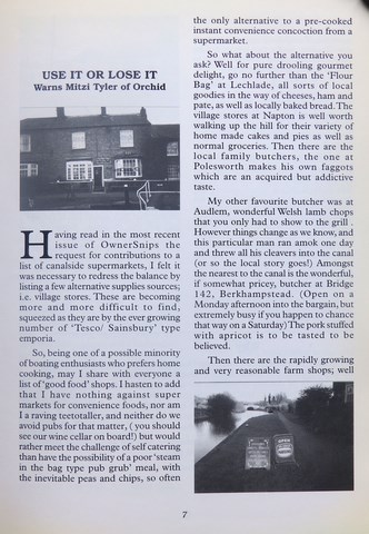 OwnerSnips Issue 16 Spring 2000  Page 7