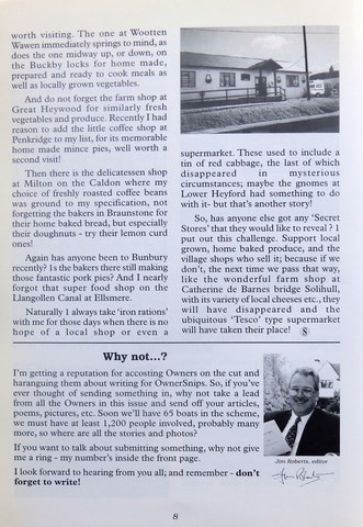 OwnerSnips Issue 16 Spring 2000  Page 8