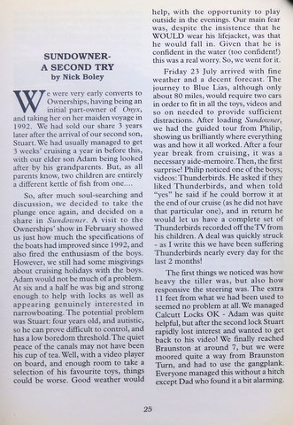 OwnerSnips Issue 16 Spring 2000 Page 25