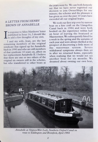 OwnerSnips Issue 17 Autumn 2000 Page 2