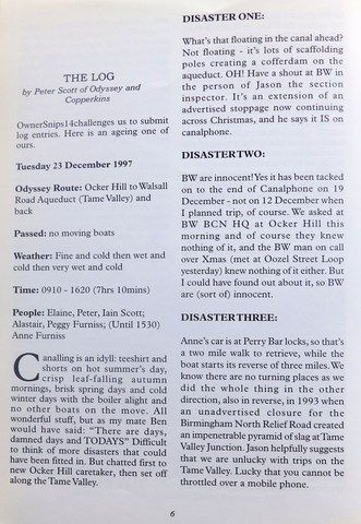 OwnerSnips Issue 17 Autumn 2000 Page 6