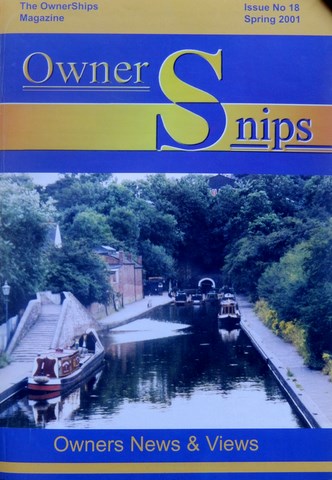 OwnerSnips Issue 18 Spring 2001 Front Cover