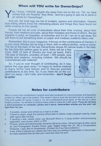 OwnerSnips Issue 19 Autumn 2001 Page 29