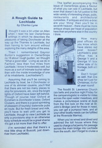 OwnerSnips Issue 20 Spring 2002 Page 11