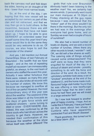 OwnerSnips Issue 20 Spring 2002 Page 19