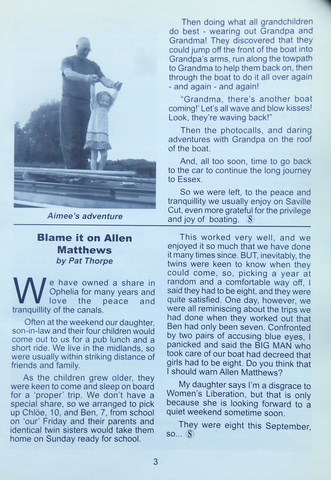 OwnerSnips Issue 23 Spring 2004 Page 3