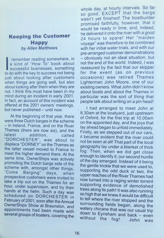 OwnerSnips Issue 23 Spring 2004 Page 16