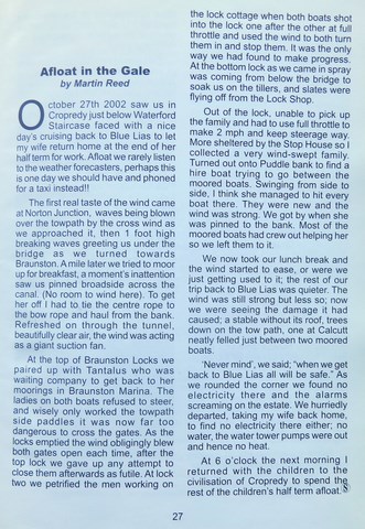 OwnerSnips Issue 23 Spring 2004 Page 27