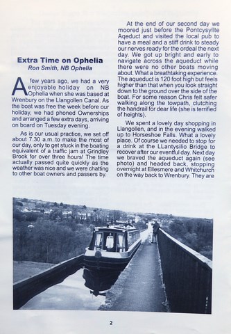 OwnerSnips Issue 24 Autumn 2004 Page 2 