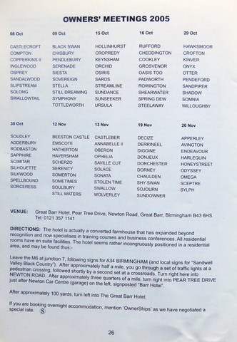 OwnerSnips Issue 25 Spring 2005 Page 26 