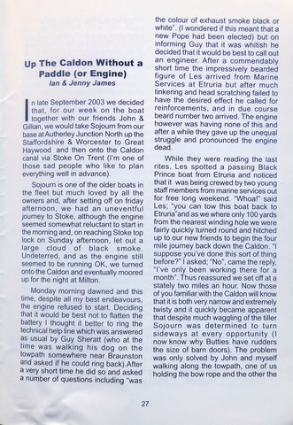OwnerSnips Issue 25 Spring 2005 Page 27